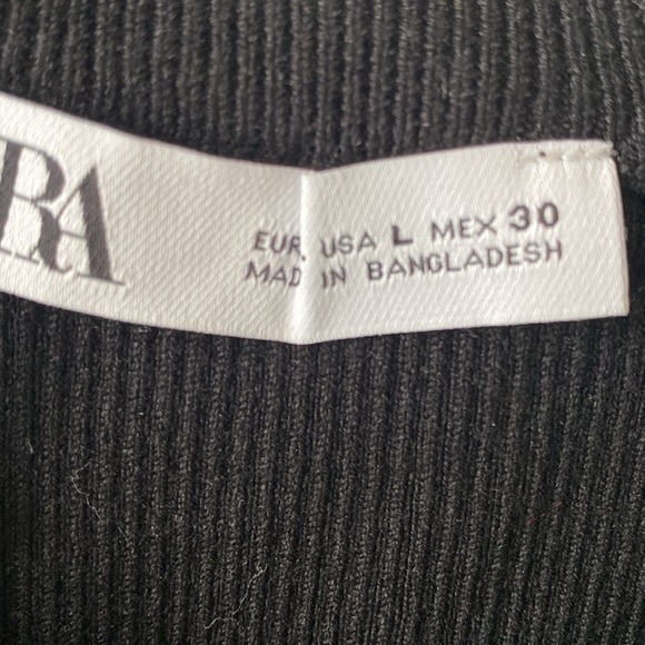 Zara SLEEVELESS STRIPED KNIT TOP(7) - Picture 7 of 8